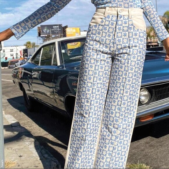 Black Daisy Check Robyn Jean main image 1